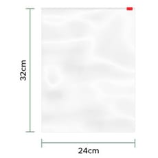 Bolsa Polietileno Cierre por Cursor 24x32cm G250 (50 Uds)
