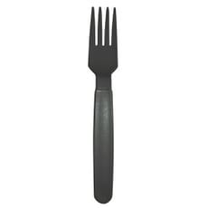 Tenedor Reutilizable Durable PP Antracita 18,5cm (6 Uds)