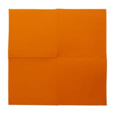 Servilleta Papel Naranja 2C Punta-Punta 33x33cm (50 Uds)