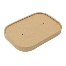 Tapa Rectangular Papel para Envases 17,2x12cm (50 Uds)