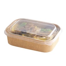 Tapa Rectangular PP para Envases 17,2x12cm (50 Uds)