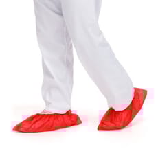 Cubrezapatos en Polipropileno Rojo (100 Uds)
