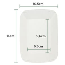 Barqueta 250ml Kraft 9,6x6,5x4,2cm (25 Uds)