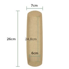 Bandeja Kraft para Bocadillo 500ml 24,8x6cm (500 Uds)