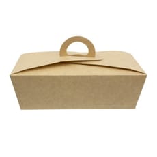 Caja "Doggy Bag" Kraft con Asa 20x10x7cm 1500ml (20 Uds)