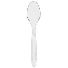 Cuchara de Plástico PS Reutilizable Transparente 18cm (50 Uds)