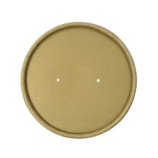 Tapa de Cartón Kraft para Tarrinas de Ø9,8cm (25 Uds)