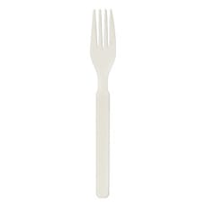 Tenedor Reutilizable Durable PP Crema 17,9cm (50 Uds)