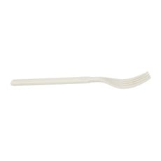 Tenedor Reutilizable Durable PP Crema 17,9cm (50 Uds)