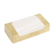 Envase de Cartón Rectangular PackiPack Vision Kraft 17x9x6cm (50 Uds)