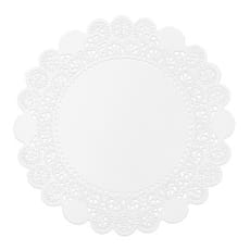 Rodal de Papel Calado Blanco Litos Ø11,5cm (250 Uds)