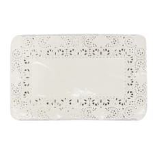 Blonda de Papel Calada Blanca Litos 14x24cm (250 Uds)
