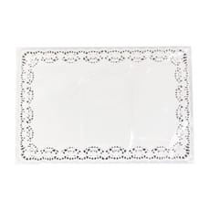 Blonda de Papel Calada Blanca Litos 20x30cm (250 Uds)