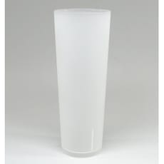 Vaso de Tubo Reutilizable Durable PP "Frost" 330ml (10 Uds)