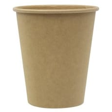 Vaso Cartón 9 Oz/280ml Kraft-Kraft Ø8,1cm (50 Uds)