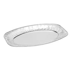 Bandeja Ovalada de Aluminio 1650ml (10 Uds)