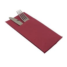 Servilleta Canguro de Papel Punta-Punta 40x40cm Burdeos (30 Uds)