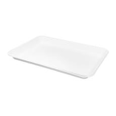 Bandeja Caña de Azúcar Blanca de Azúcar 24,5x17,5cm (50 Uds)