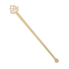 Agitador de Bambú Flor de Loto 14cm (50 Uds)
