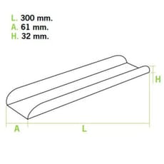 Bandeja Para Bocadillo Kraft 30x6,1x3,2 (25  Uds)