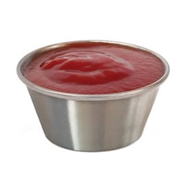 Tarrina Inox para Salsas 90ml (12 Uds) 