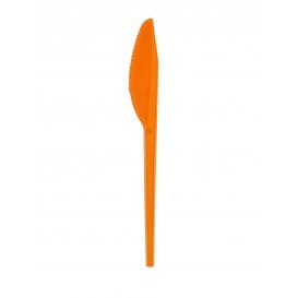 Cuchillo de Plastico PS Naranja 165 mm (900 Uds)