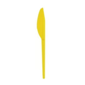 Cuchillo de Plastico PS Amarillo 165 mm 