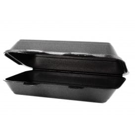 Envase Foam LunchBox Negro 240x155x70mm 