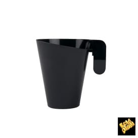 Taza de Plástico Degustacion Design Negra 155ml (12 Uds)