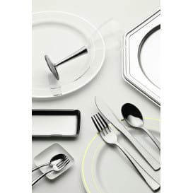 Bajoplato de Plastico Catering Octog. Plata 30 cm (50 Uds)