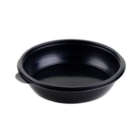 Tarrina de Plastico Negra PP 750ml Ø19cm 