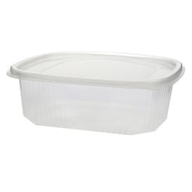 Envase para Comida con Tapa bisagra Oval Capacidad 1500 ml