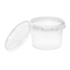 Envase de Plastico redondo inviolable 280 ml Ø9,5 (475 Uds)