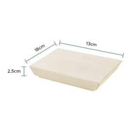Tapa de Madera para Bandeja Samourai 180x130mm (100 Uds)