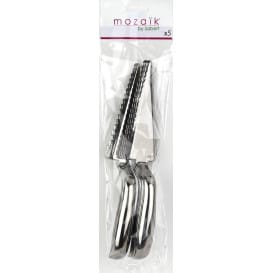 Espatula Pie de Plástico Metalizado 250mm (5 Uds)