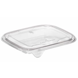 Tapa Plana Plástico para Ensaladera PET 12x12cm (50 Uds)