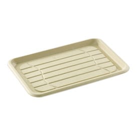 Bandeja Caña de Azucar 196x147x27mm (50 Uds)