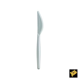 Tenedor de Plastico PS Blanco Perlado 180mm (20 Uds)