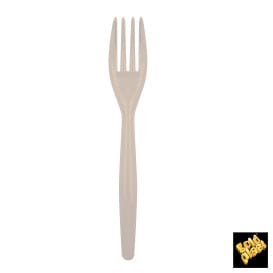Tenedor de Plastico Easy PS Naranja 180mm (20 Uds)