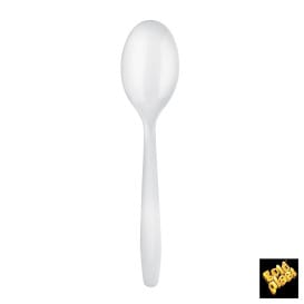 Cuchara de Plastico Blanco 175mm (100 Uds)