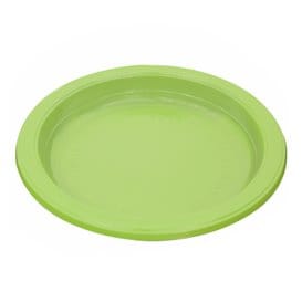 Plato de Plastico Hondo Verde PS 220 mm (30 Uds)