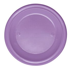 Plato de Plastico Hondo Violeta PS 220 mm (30 Uds)