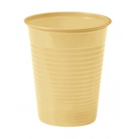 Vaso de Plastico Crema PS 200ml (50 Uds)