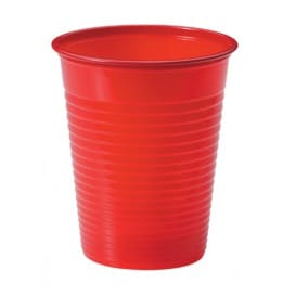 Vaso de Plastico Rojo PS 200ml (1500 Uds)