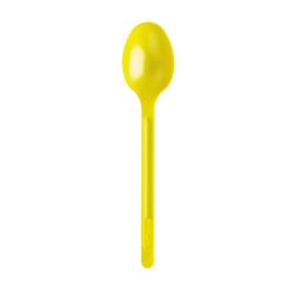 Cuchara de Plastico Amarillo PS 165mm (20 Uds)