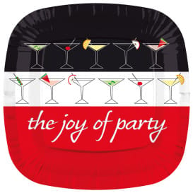 Plato de Carton Cuadrado '' Joy of Party'' 230mm (200 Uds)