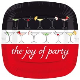 Plato de Carton Cuadrado '' Joy of Party'' 170mm (8 Uds)