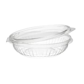 Bol de Plastico PET "Presenta" Tapa Plana Transp. 240ml Ø150mm (300 Uds)