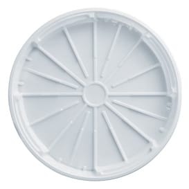 Tapa de Plastico PS para Pizza Blanco 320 mm (100 Uds)