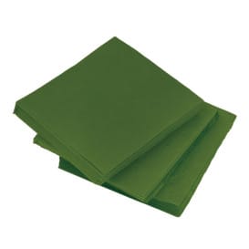 Servilleta de Papel Cocktail Verde 20x20cm (2400 Uds)